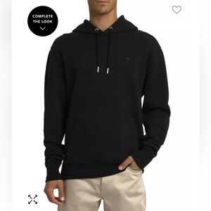 AMI PARIS
Mid Weight Hoodie ADC Tonal Black, NWT, Large
